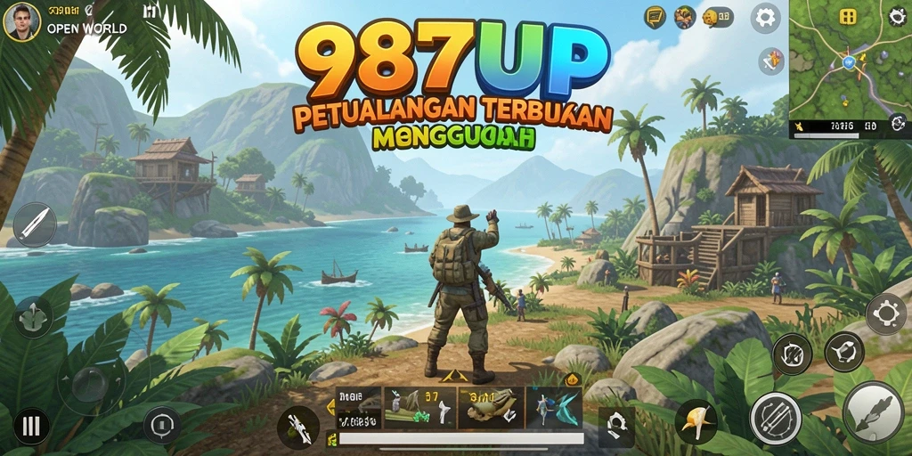 Antarmuka 987UP menampilkan dunia Open World yang memukau.