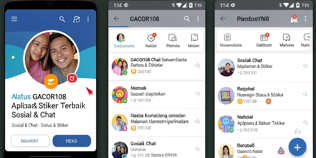 Tampilan antarmuka GACOR108 yang colorful dan user-friendly.