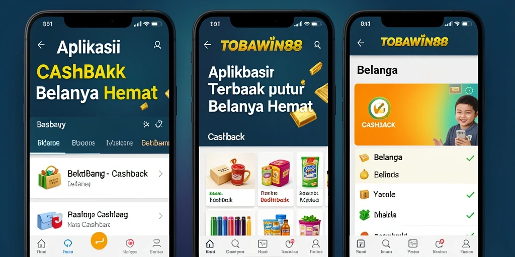 Tampilan antarmuka TOBAWIN88 yang mudah digunakan untuk cashback.