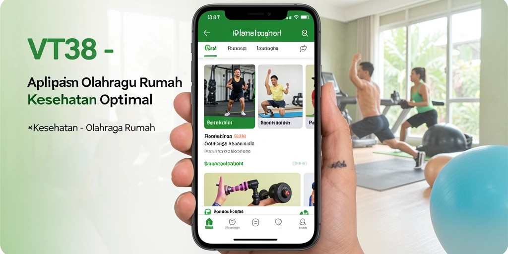 Antarmuka VT38 yang sederhana dan fungsional untuk olahraga rumah.